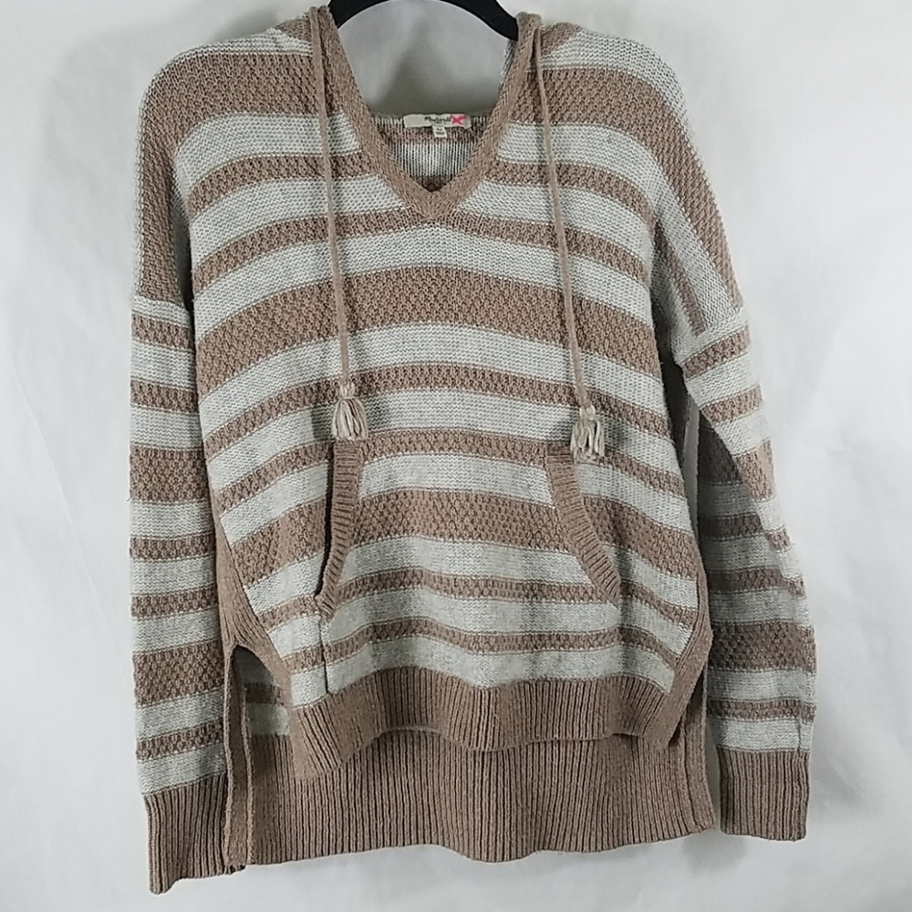 Madewell Bi Level Hooded Oversized Sweater